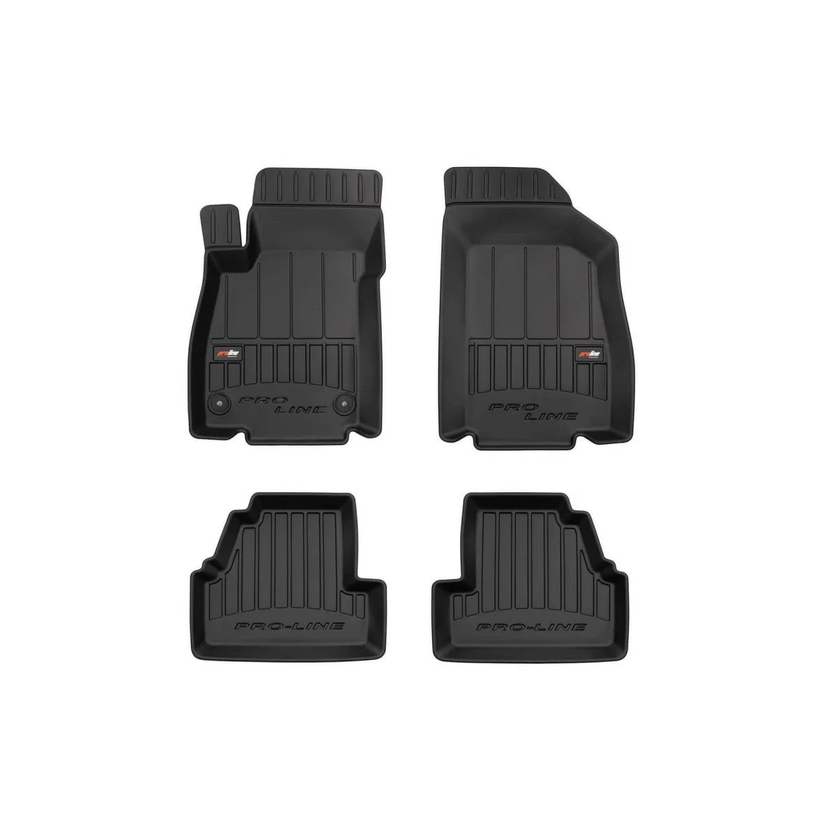 Tappetini Gomma Specifici 4 Pezzi Neri per Opel Mokka X 2013-2019