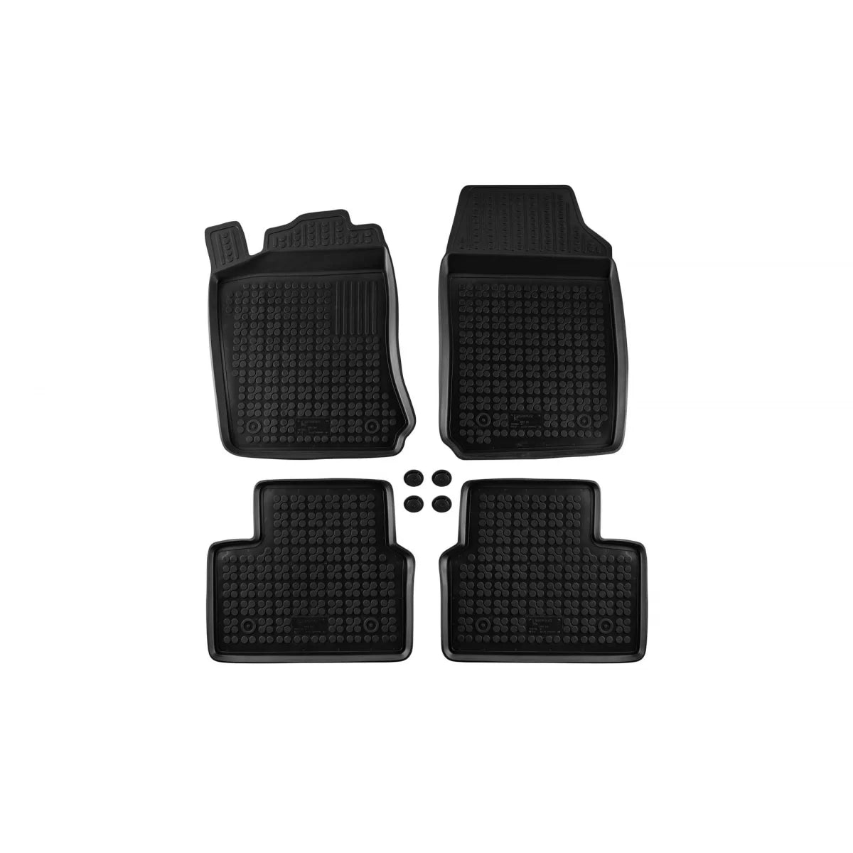Tappetini in Gomma Specifici Neri per Opel Vectra B 1995-2002, Set 4 Pezzi