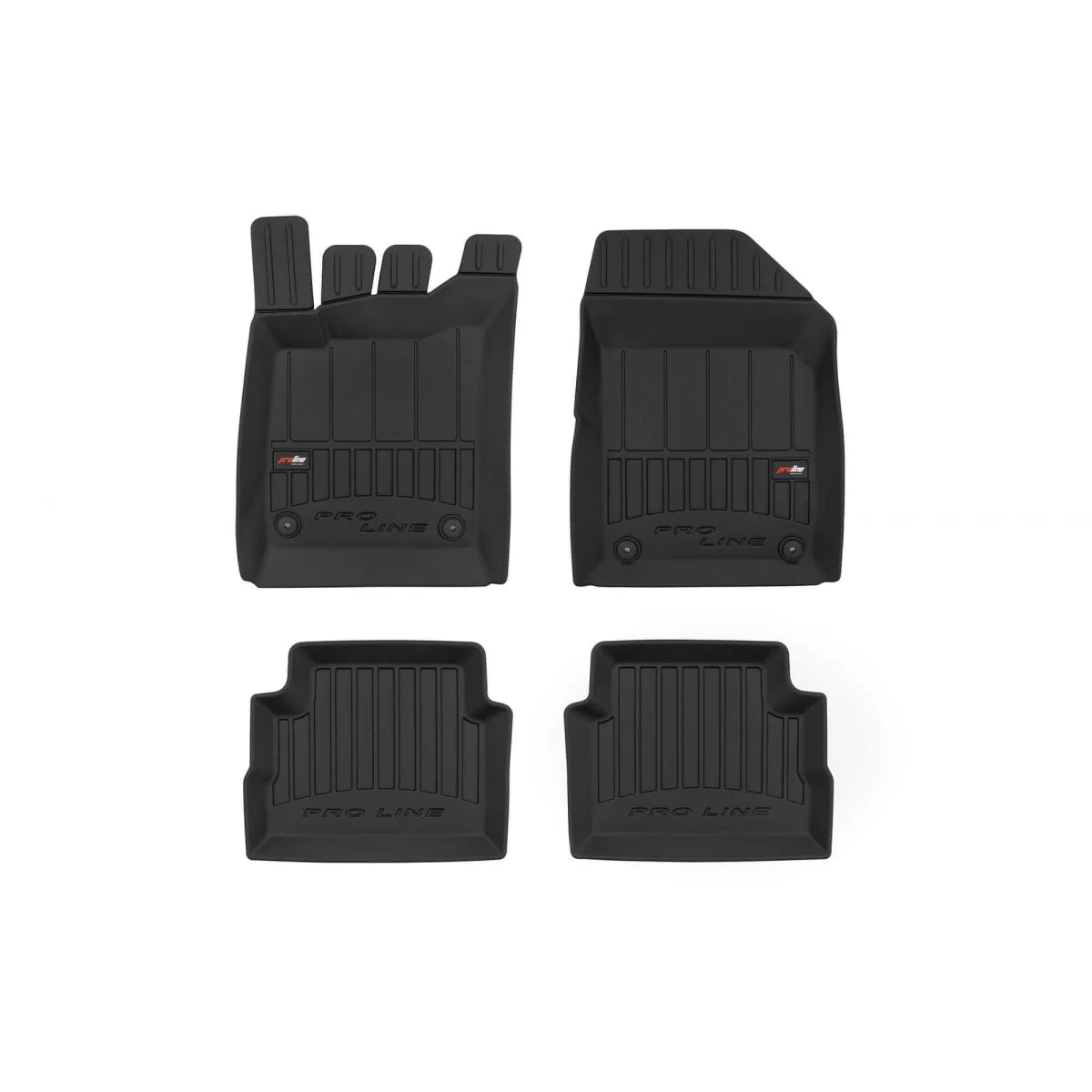 Tappetini Gomma Specifici 4 Pezzi Neri per Opel Vectra C Berlina 2002-2008