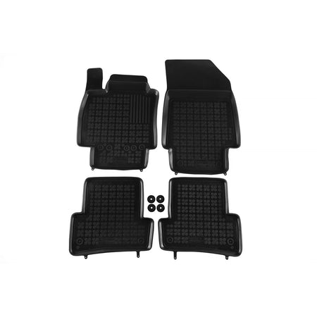 Tappetini in Gomma Specifici 4 Pezzi Neri per Renault Clio 2005-2019