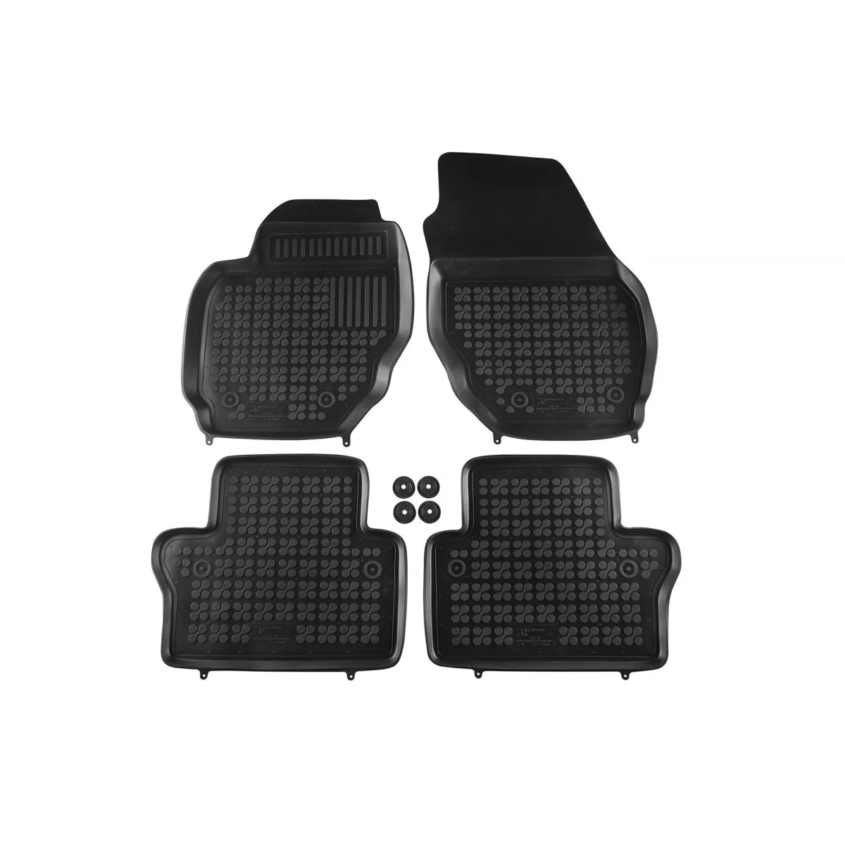 Tappetini in Gomma Specifici Neri per Volvo V70, XC70, S80 (2006-2016) Set 4
