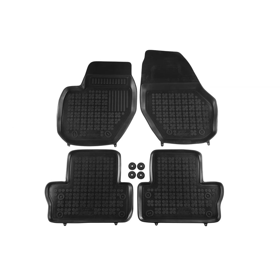Tappetini in Gomma Specifici Neri per Volvo XC60 2008-2017, Set 4 Pezzi