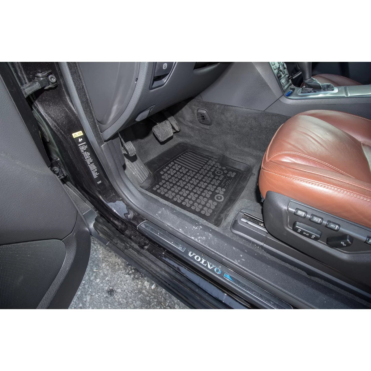Tappetini in Gomma Specifici Neri per Volvo XC90 2002-2014, Set 4 Pezzi