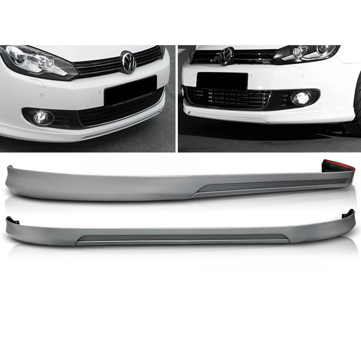 Spoiler Anteriore Vortex Style per Volkswagen Golf 6