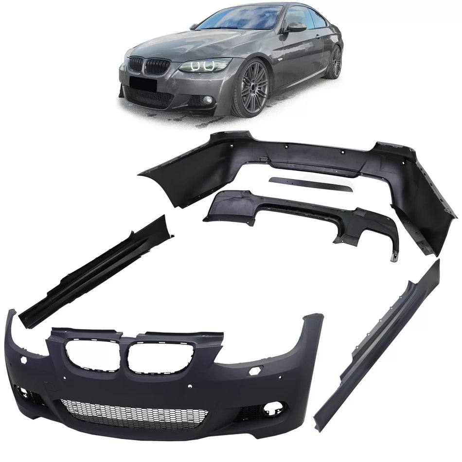 Minigonne Laterali Sport per BMW Serie 3 E92 E93 06-10 Pre-facelift