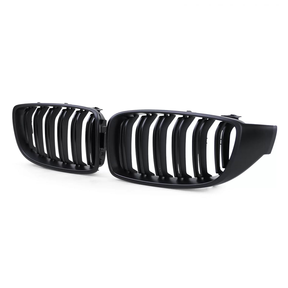 Griglia Doppia Sportiva Opaca Anteriore per BMW Serie 4 F32 F33 F36