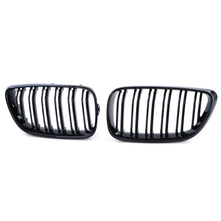 Griglia Anteriore Sportiva Doppia Lamella Lucida per BMW Serie 2 F22 F23 14-21