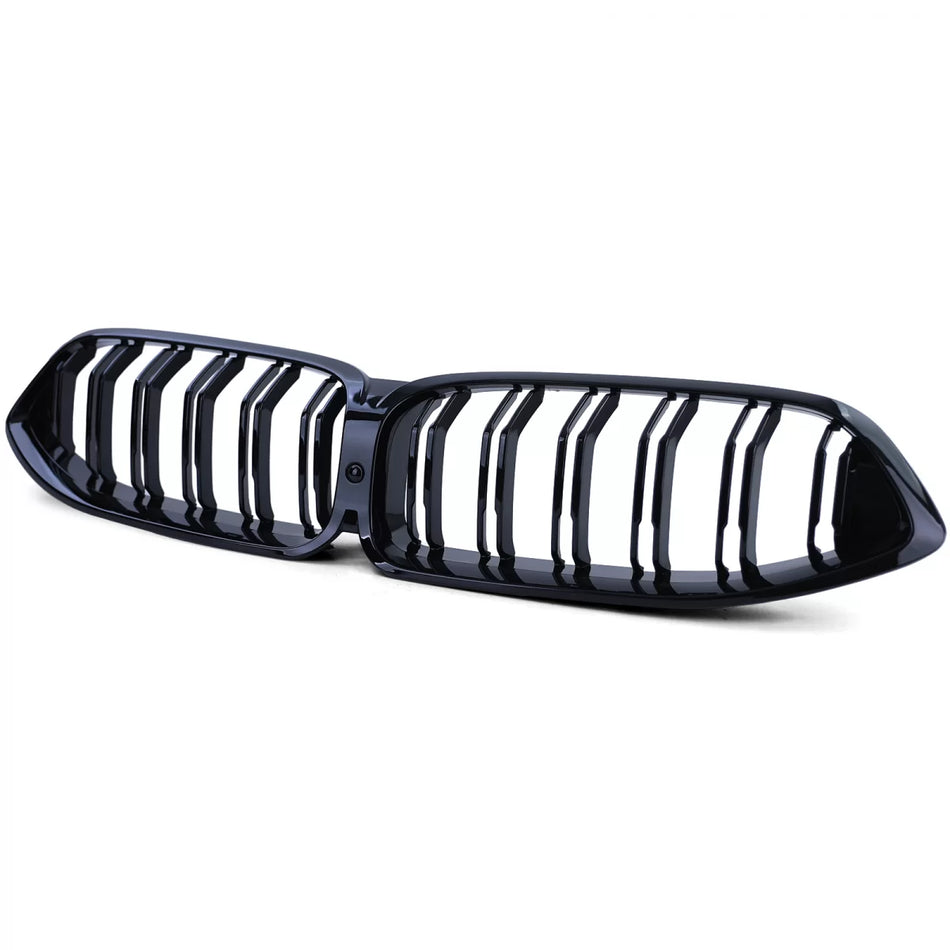 Griglia Sportiva Doppia Lamella Lucida per BMW Serie 8 G14 G15 G16