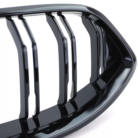 Griglia Sportiva Doppia Lamella Lucida per BMW Serie 8 G14 G15 G16
