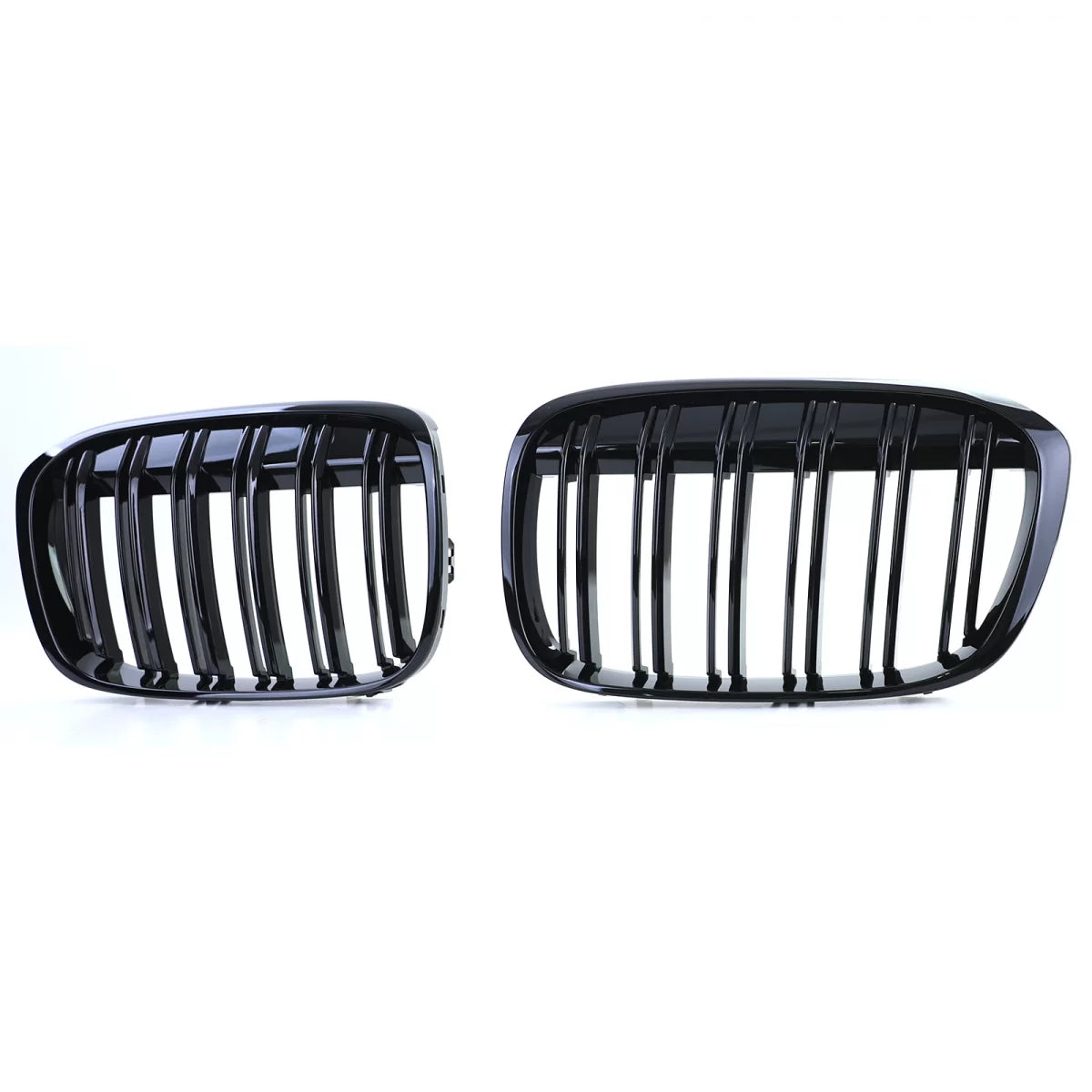 Griglia Sportiva Doppia Lamella Lucida per BMW X1 F48 14-19