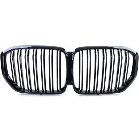 Griglia Sportiva Doppia Lamella Lucida per BMW X5 G05 dal 18