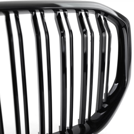 Griglia Sportiva Doppia Lamella Lucida per BMW X5 G05 dal 18