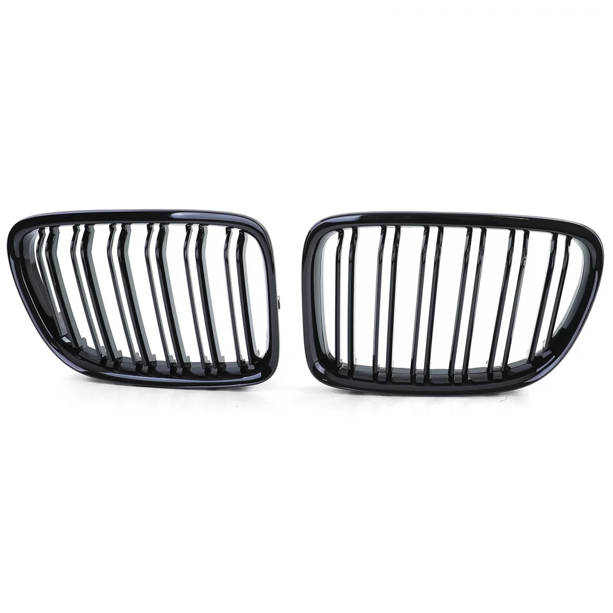 Griglia Sportiva Doppia Lamella Lucida Anteriore per BMW X1 E84 09-15