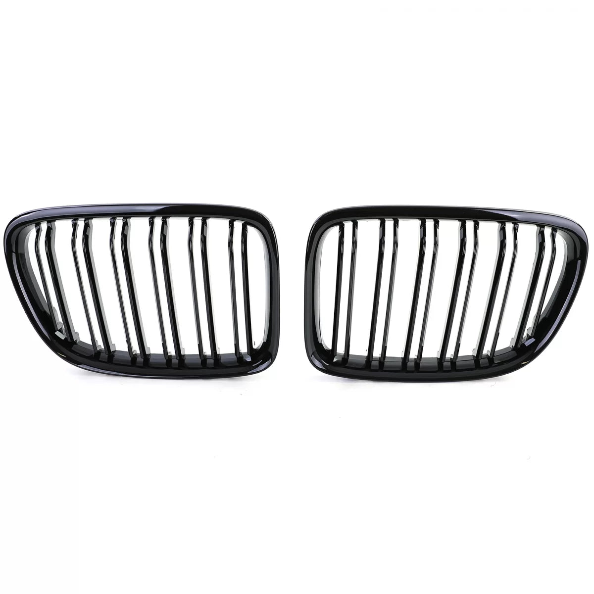 Griglia Sportiva Doppia Lamella Lucida Anteriore per BMW X1 E84 09-15