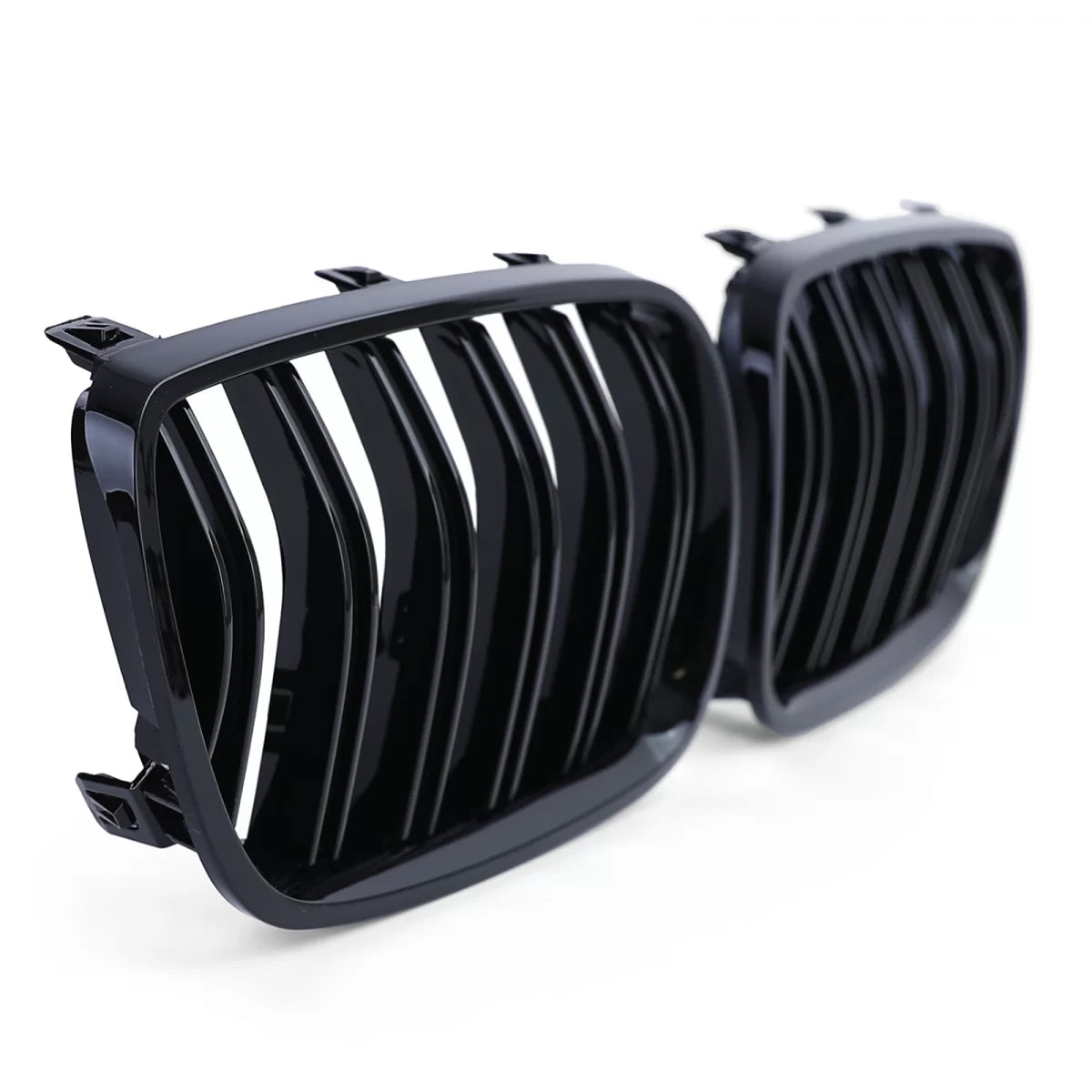 Griglia Sportiva Doppia Alette Lucida per BMW X3 E83 06-11