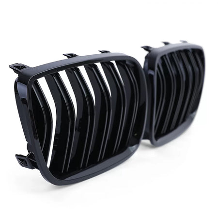 Griglia Sportiva Doppia Alette Lucida per BMW X3 E83 06-11