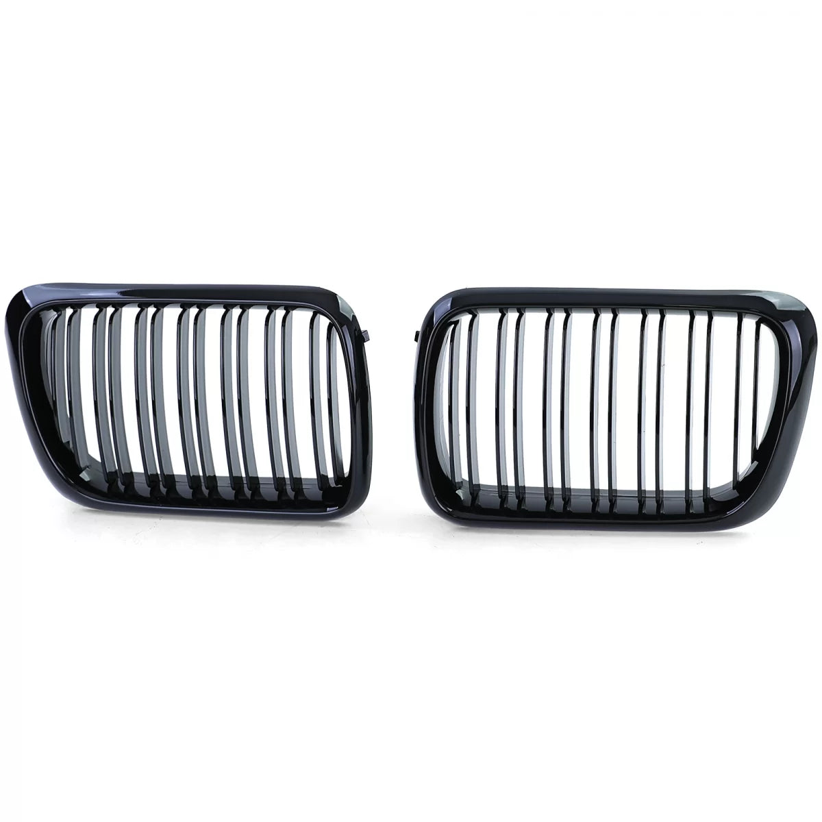 Griglia Sportiva Doppia Lamella Lucida per BMW Serie 3 E36 96-99
