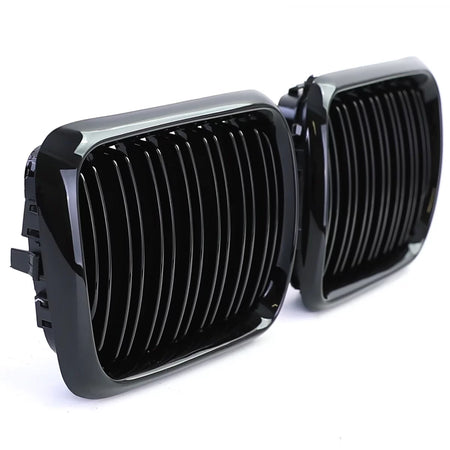 Griglia Sportiva Doppia Lamella Lucida per BMW Serie 3 E36 96-99