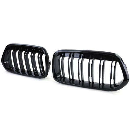 Griglia Sportiva Doppia Alette Lucida Anteriore per BMW X2 F39 dal 18