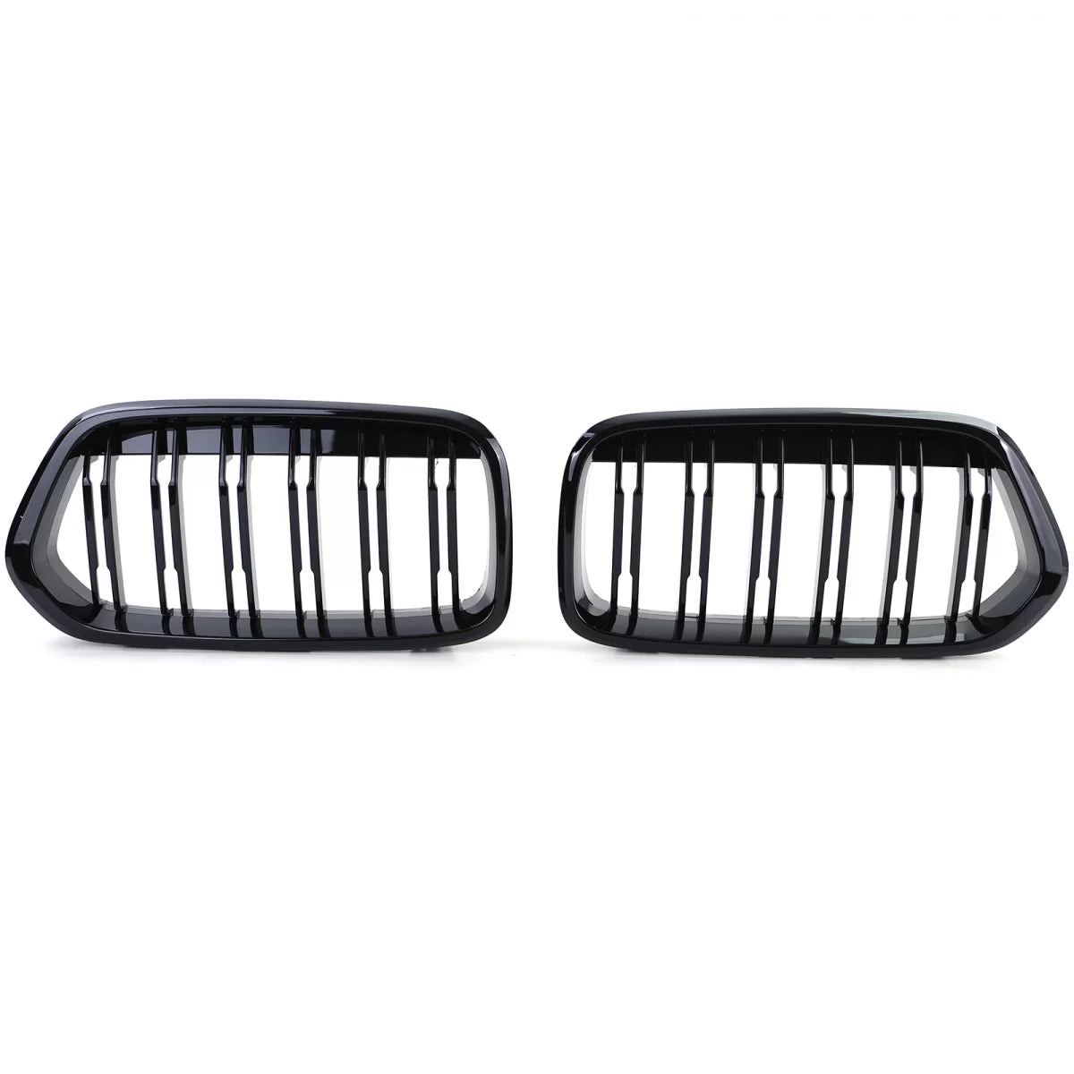 Griglia Sportiva Doppia Alette Lucida Anteriore per BMW X2 F39 dal 18