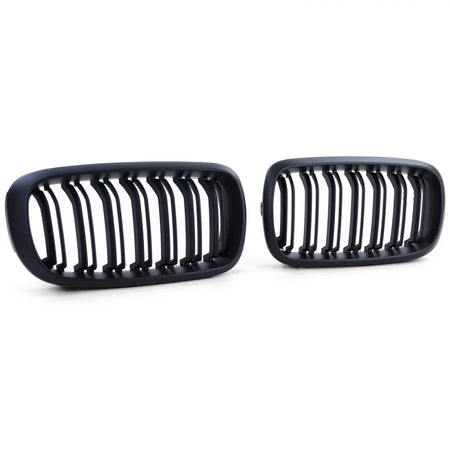 Griglia Anteriore Sportiva Doppia Alette Opaca per BMW X5 F15 X6 F16