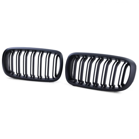 Griglia Anteriore Sportiva Doppia Alette Opaca per BMW X5 F15 X6 F16