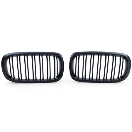 Griglia Anteriore Sportiva Doppia Alette Opaca per BMW X5 F15 X6 F16