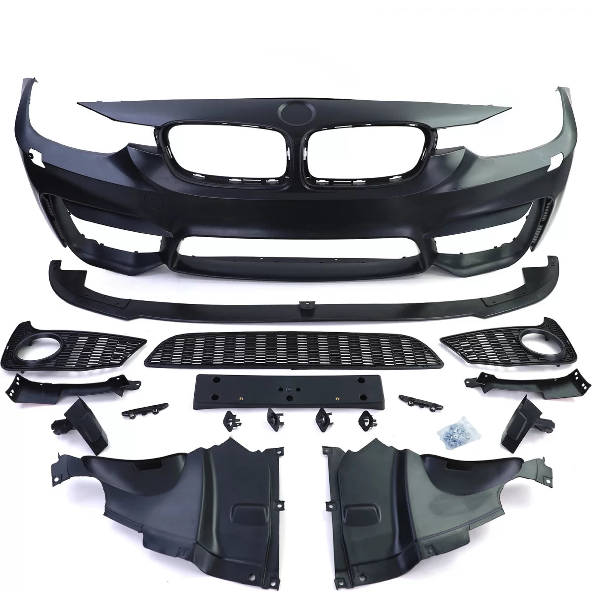 Paraurti Anteriore Sport con Spoiler BMW Serie 3 F30 F31 F80 2011-2019