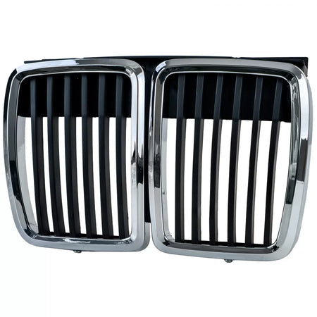 Griglia Anteriore Sportiva Nero Cromato per BMW Serie 3 E30 1982-1994