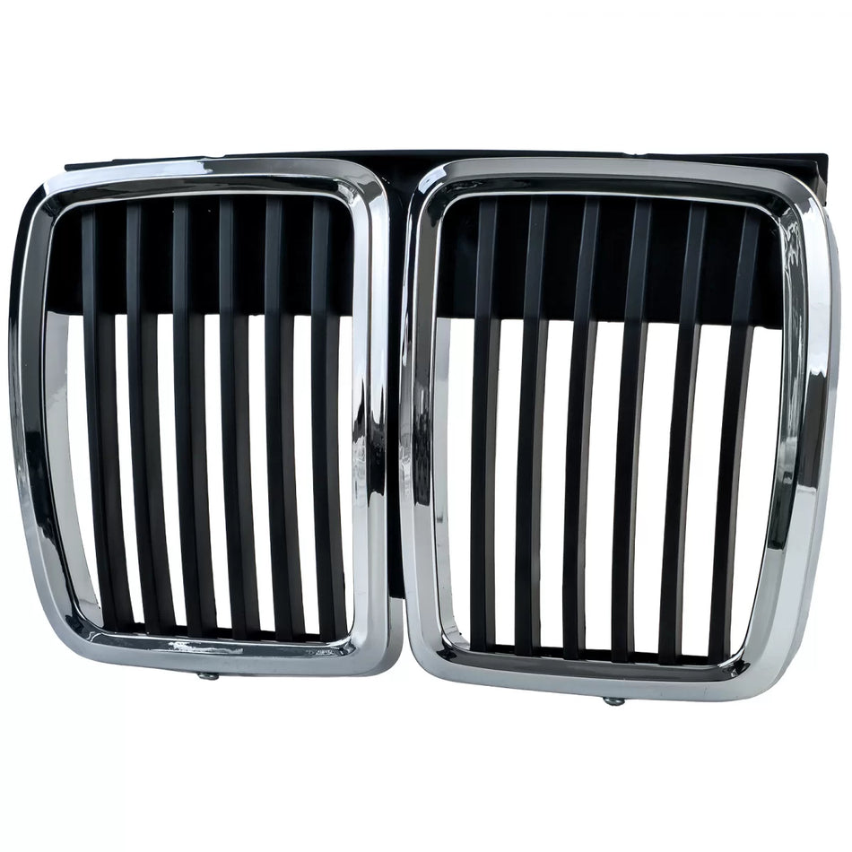 Griglia Anteriore Sportiva Nero Cromato per BMW Serie 3 E30 1982-1994