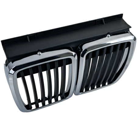 Griglia Anteriore Sportiva Nero Cromato per BMW Serie 3 E30 1982-1994