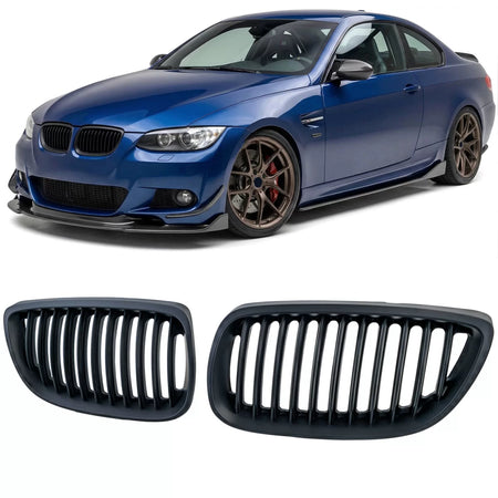 Griglia Anteriore Sportiva Nera per BMW Serie 3 E92 E93 2006-2010