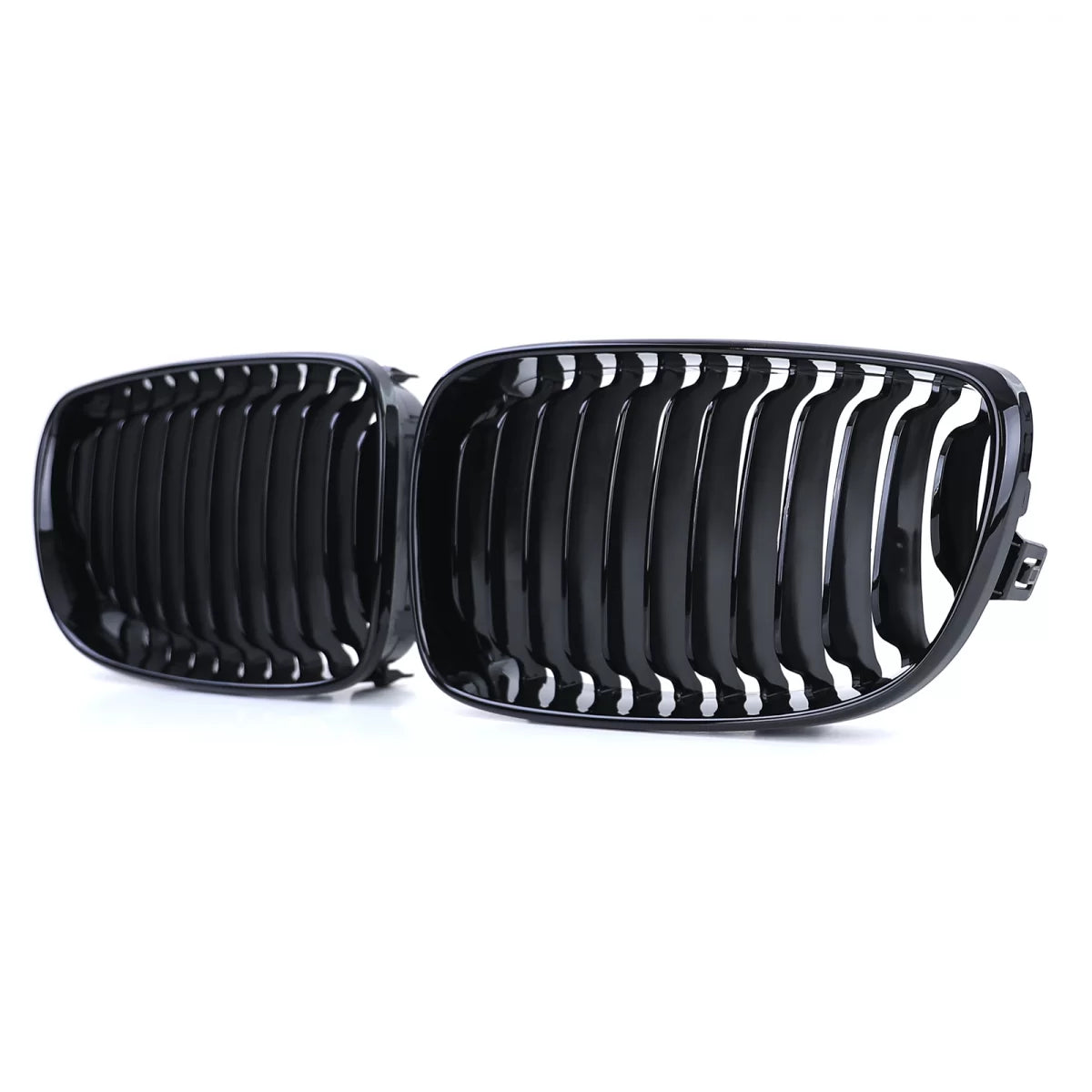 Griglia Anteriore Sportiva Nera Lucida per BMW Serie 1 E81 E82 E87 E88 dal 2007