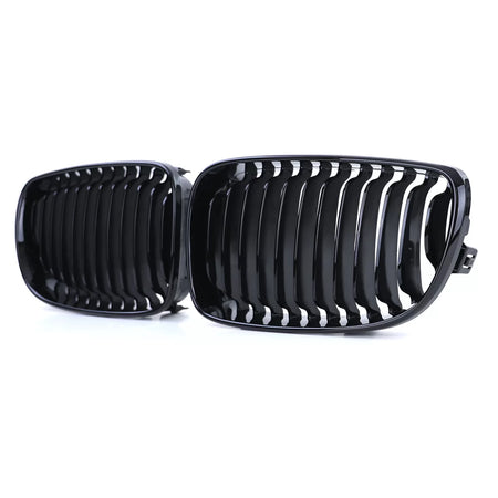 Griglia Anteriore Sportiva Nera Lucida per BMW Serie 1 E81 E82 E87 E88 dal 2007