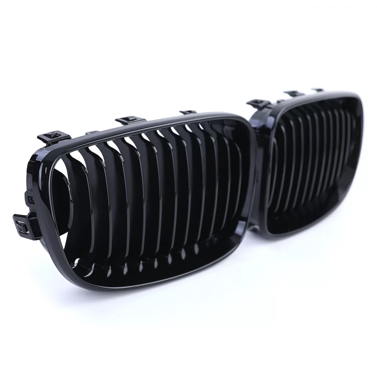 Griglia Anteriore Sportiva Nera Lucida per BMW Serie 1 E81 E82 E87 E88 dal 2007