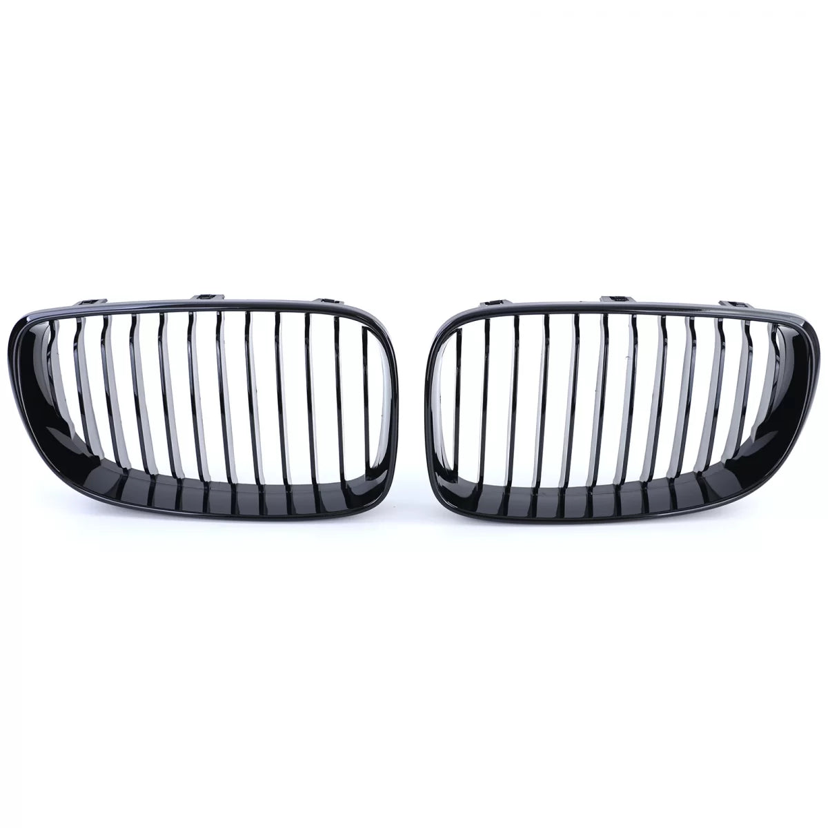 Griglia Anteriore Sportiva Nera Lucida per BMW Serie 1 E81 E82 E87 E88 dal 2007