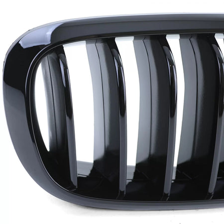Griglia Anteriore Sportiva Nero Lucido per BMW X5 F15 X6 F16 2013-2019