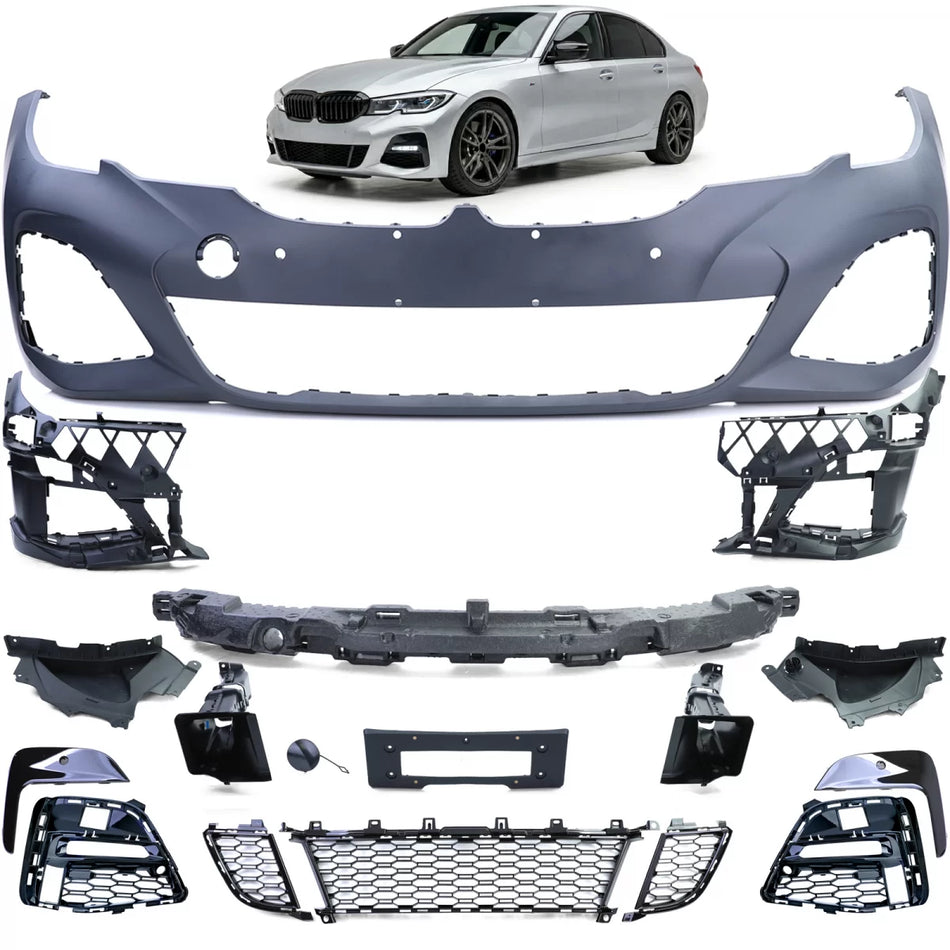 Paraurti Anteriore Sport Completo con Accessori per BMW Serie 3 G20 G21