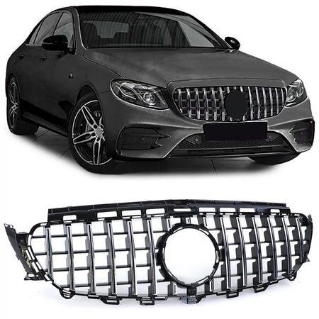 Griglia Sportiva Nero Cromato per Mercedes e W213 S213 C238 A238 16-20