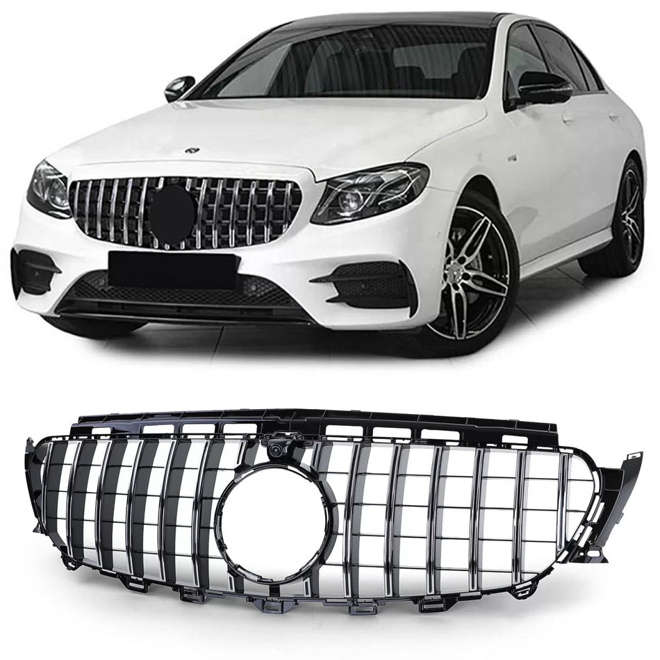 Griglia Sportiva Nero Cromato Anteriore per Mercedes e W213 S213 C238 A238 16-20