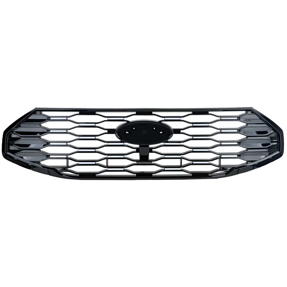 Griglia Sportiva Nera con Cromature per Ford Tourneo Transit Custom dal 2023