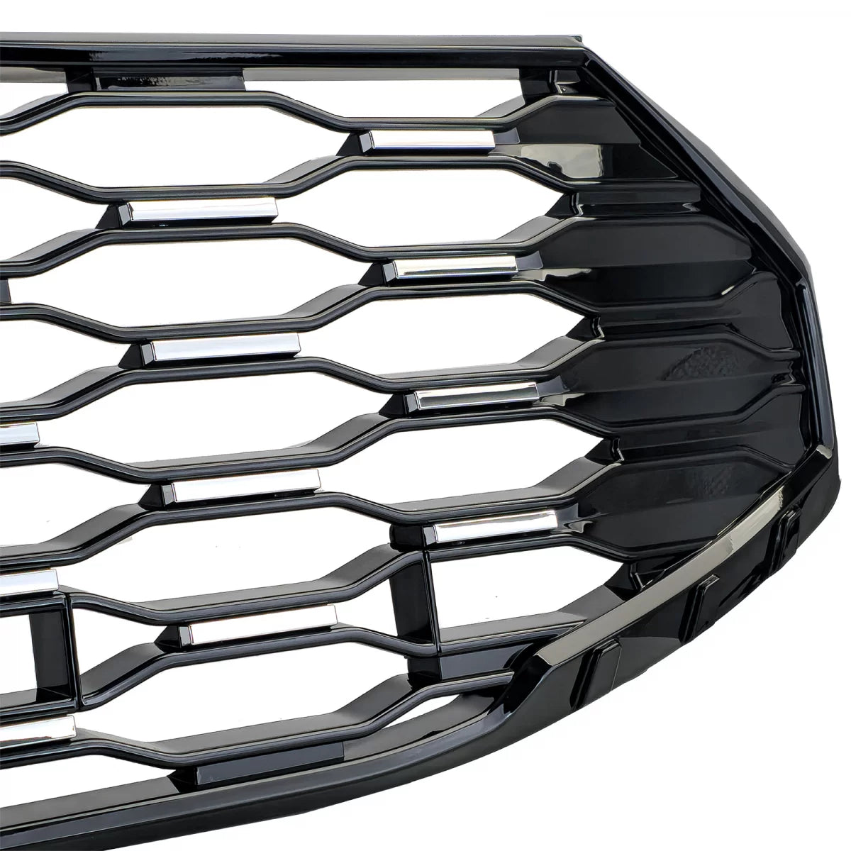 Griglia Sportiva Nera con Cromature per Ford Tourneo Transit Custom dal 2023