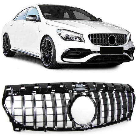 Griglia Sportiva Nero Cromato Anteriore per Mercedes CLA W117 C117 16-19