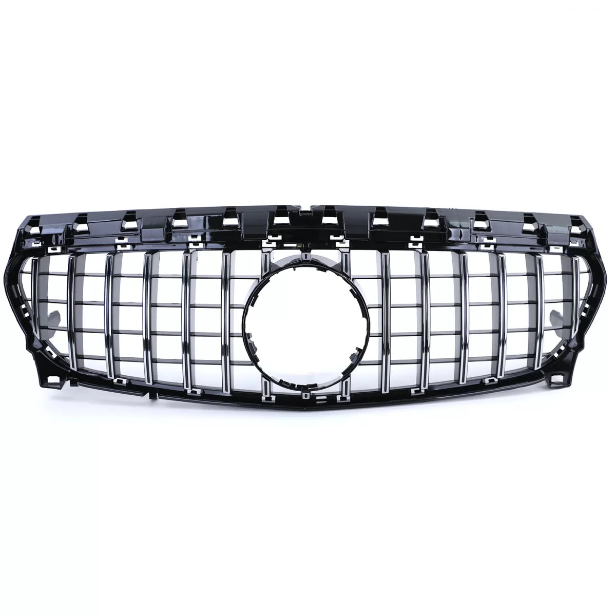 Griglia Sportiva Nero Cromato Anteriore per Mercedes CLA Shooting Brake X117