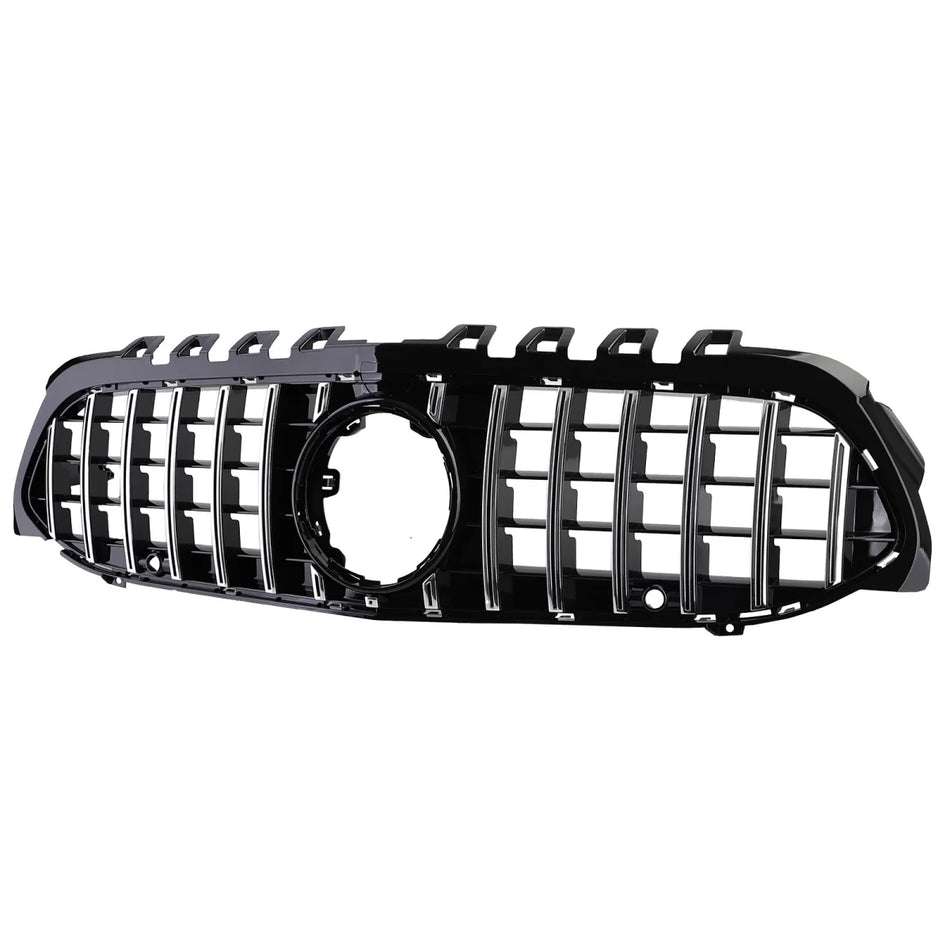 Griglia Sportiva Nera Cromata Anteriore per Mercedes Classe A W177 V177 18-24