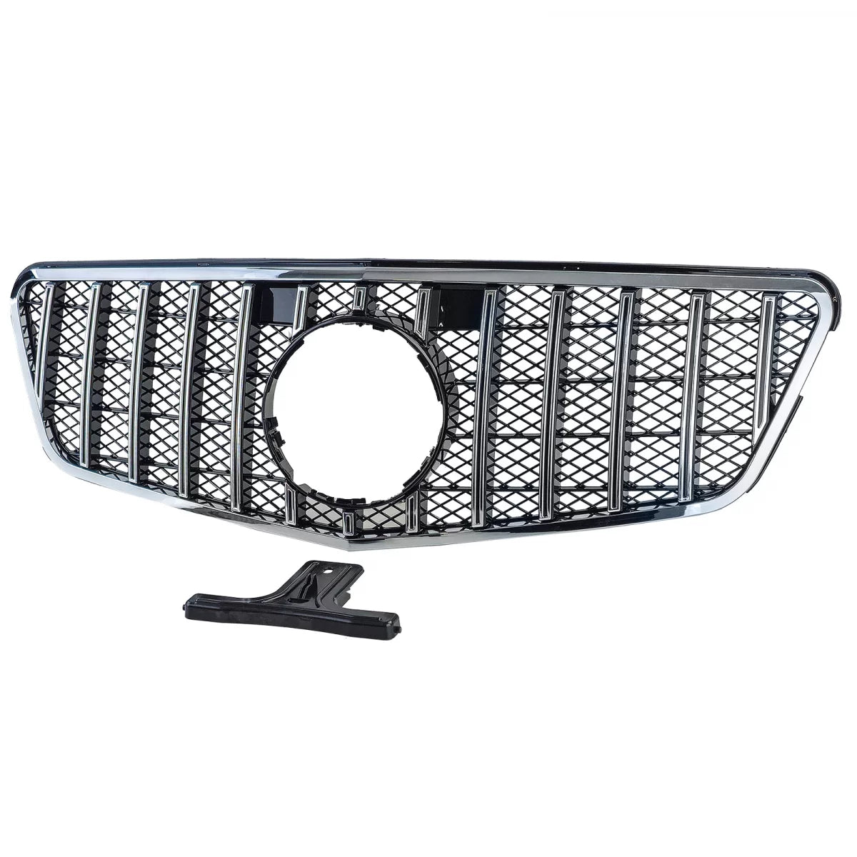 Griglia Sportiva Nero Cromato Anteriore per Mercedes e S212 W212 09-13