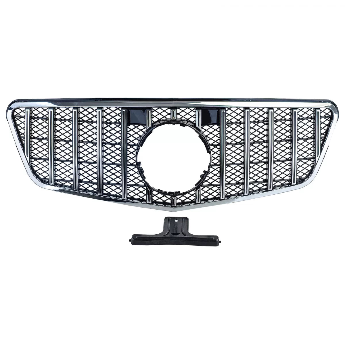 Griglia Sportiva Nero Cromato Anteriore per Mercedes e S212 W212 09-13
