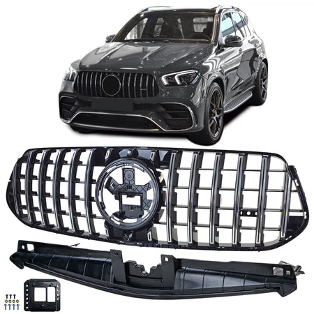 Griglia Sportiva Nera Cromata per Mercedes GLE V167 dal 2023