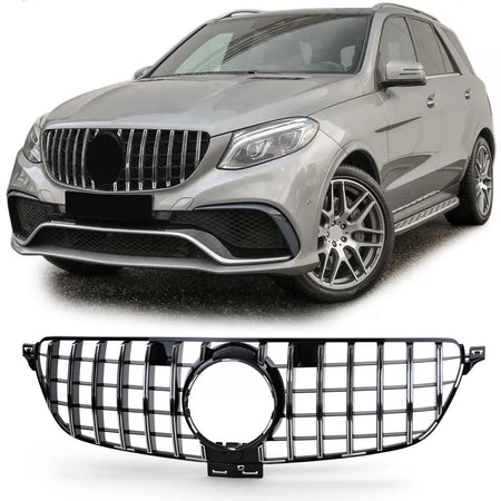 Griglia Sportiva Nero Cromato Anteriore per Mercedes GLE W166 15-19