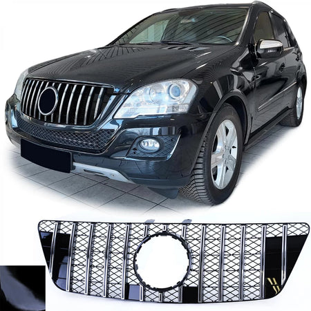 Griglia Sportiva Nero Cromato per Mercedes ml W164 2008-2011